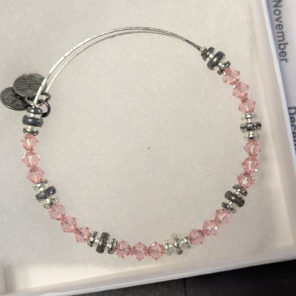 Alex And Ani Elegant Pink Beaded Bracelet (EUC) - Picture 3 of 5